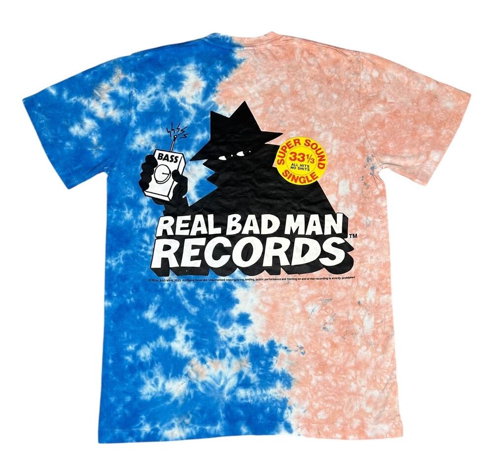 Real Bad Man Records Tie Dye T-Shirt